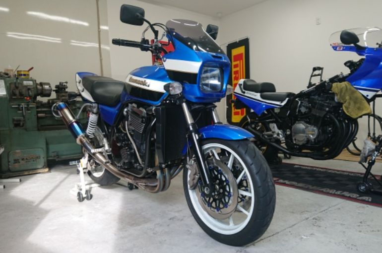 ZRX1100 カスタム フロントフォーク・キャブセッティング等①