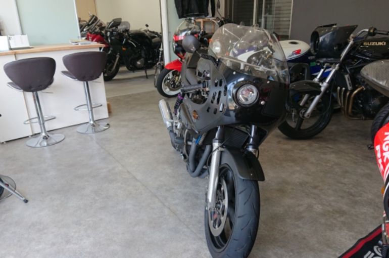GS1200SS フロントフォークカスタム①