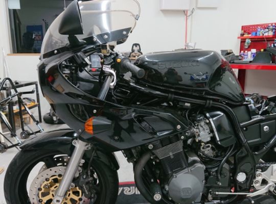 GS1200SS ハンドル