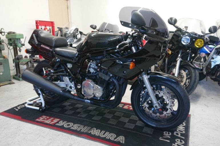 GS1200SS ハンドルアップ・フルメンテ作業①