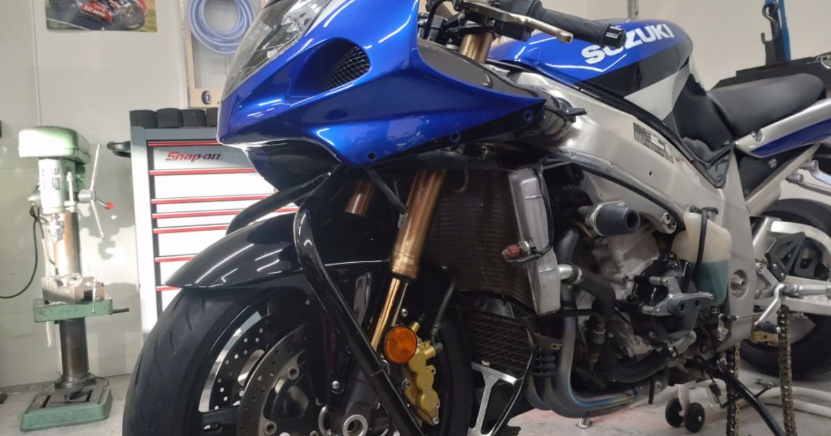 GSX-R1000 フロント・リヤ足廻りメンテナンス！