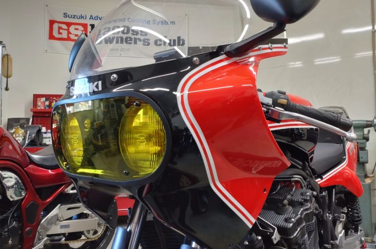 GS1200SS またまたオイルクーラーとバックステップ取付け(⁠^⁠^⁠)